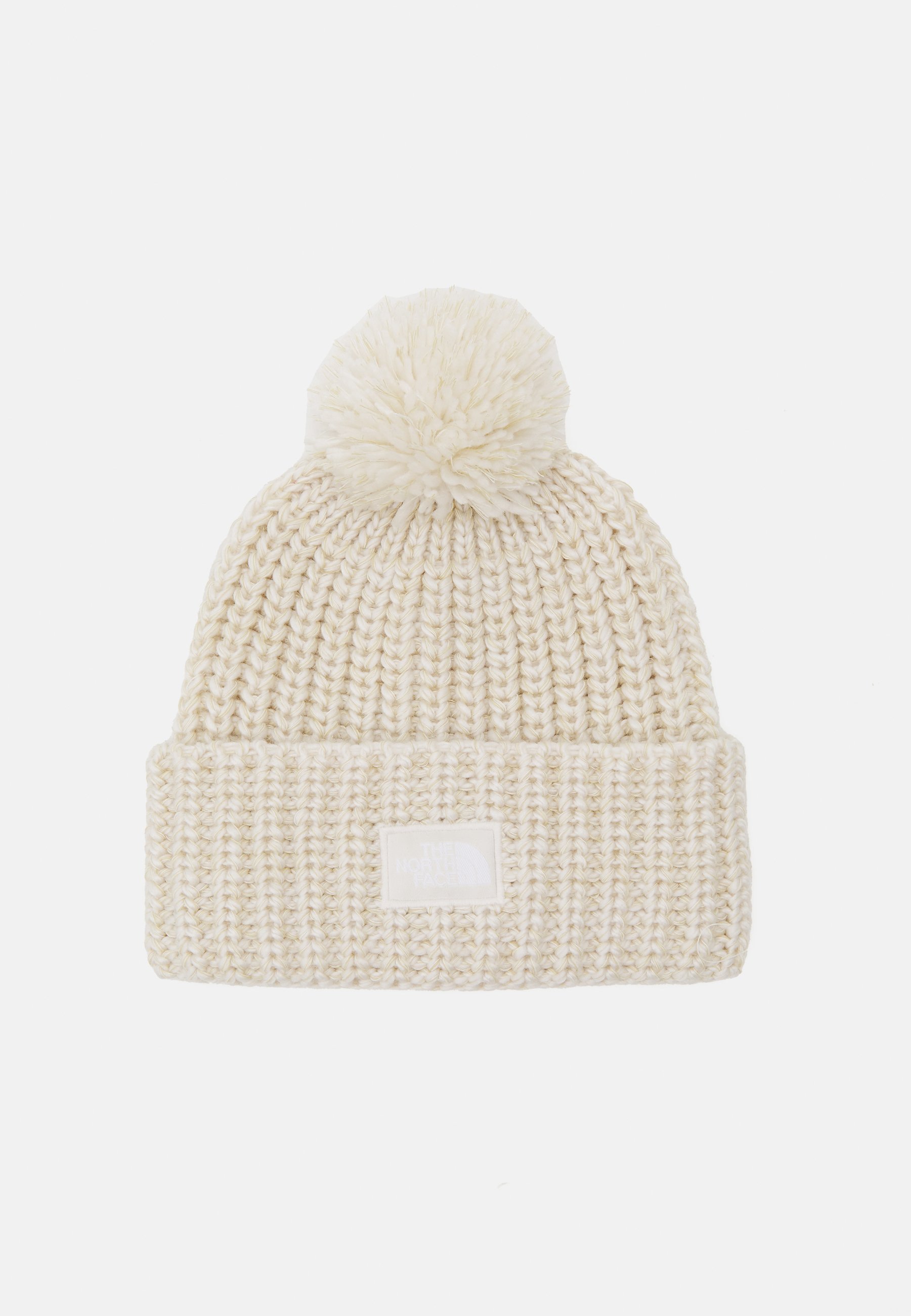 The North Face COZY CHUNKY CABIN BEANIE UNISEX - Kapa - gardenia bela/gramoz/kaki kamen