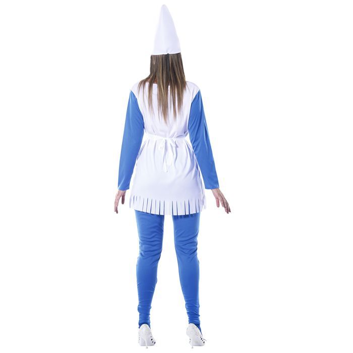 Adult Smurfette Costume - Fictional Character - Blue - Polyester