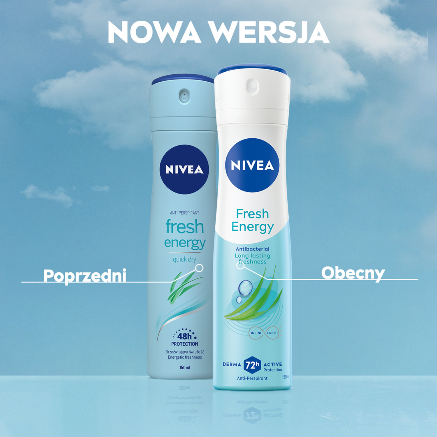 Nivea Antiperspirantspray för kvinnor 150ml Fresh Energy