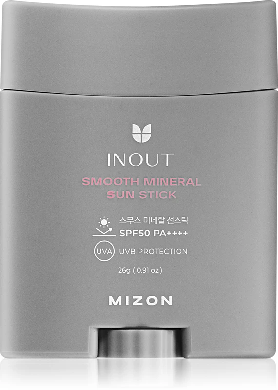 Mizon Inout Smooth Mineral Sun Stick mineraalisuojavoide kasvoille ja herkille alueille puikkomuodossa
