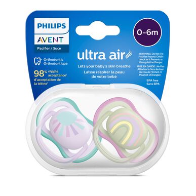 Philips Avent Chucha Ultra Air duda varalica za djevojčice 0-6 mjeseci