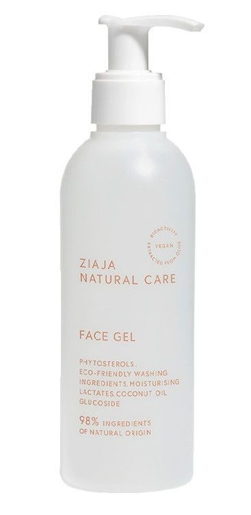 NATURAL CARE veido valomasis gelis Veido valomosios putos ir geliai