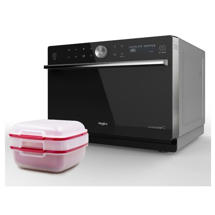 Whirlpool Combination Microwave Oven 33L 1000W Black - MWSC9133SB