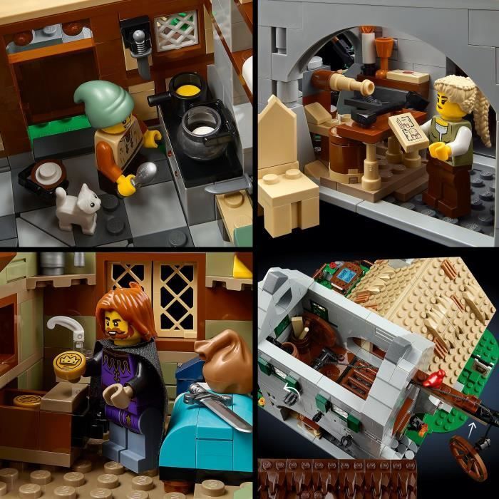 LEGO® Icons 10332 Praça Medieval Exclusiva da Cdiscount - Decoração de Interiores para Adultos