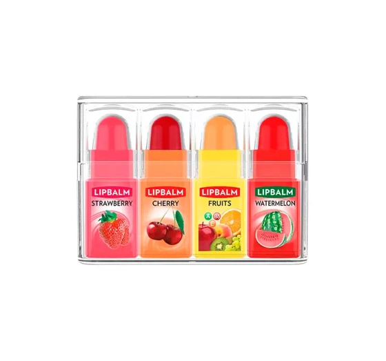 Golden Rose Lip Balm zestaw mini balsamów do ust 4 x 1 g