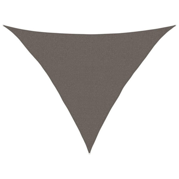 Żagiel przeciwsłoneczny, 160 g/m², antracyt, 2,5x2,5x3,5m, HDPE
