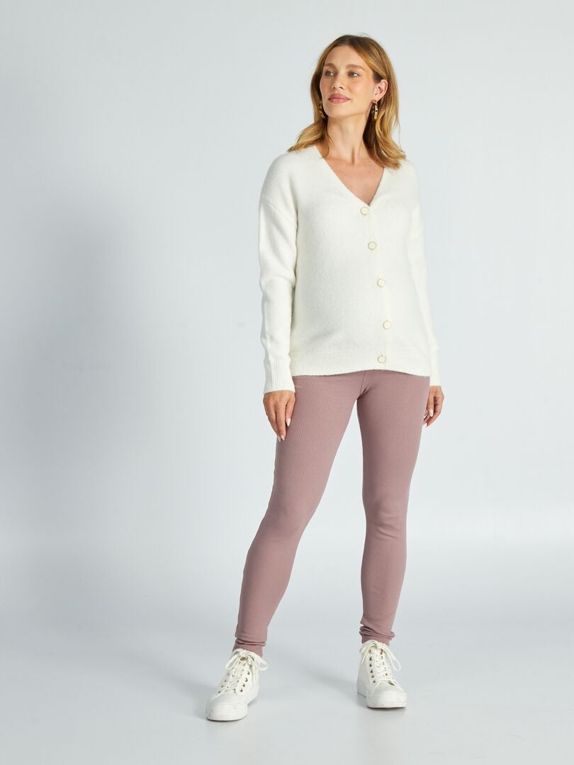 Leggings premamá - MORADO
