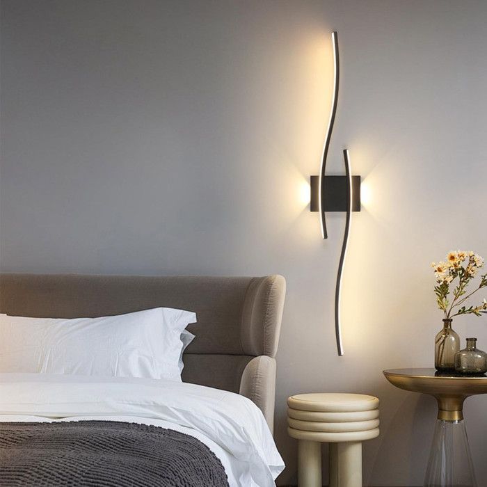DELIPOP 27W LED-wandlamp - Modern design - Warm wit licht 3000K - Aluminium en ijzer - Ideaal voor trappen, gangen en balkons