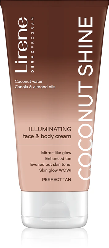 Creme clareador Lirene Perfect Tan que intensifica o bronzeado.