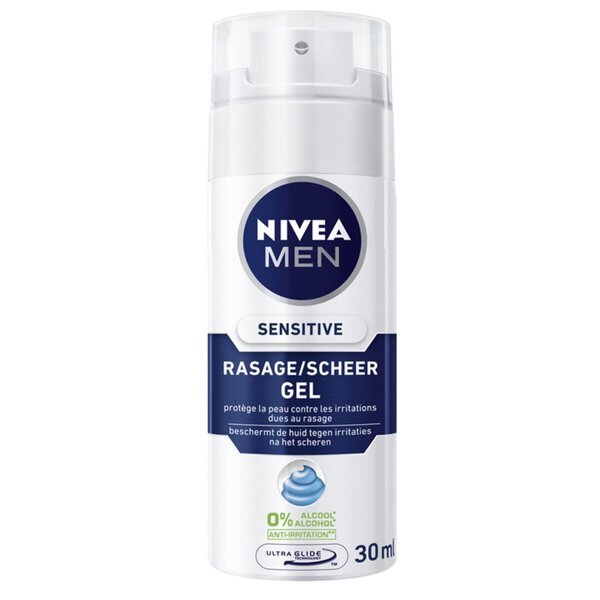 NIVEA Men Sensitive гел за бријање<br>30ml - Осетљива кожа