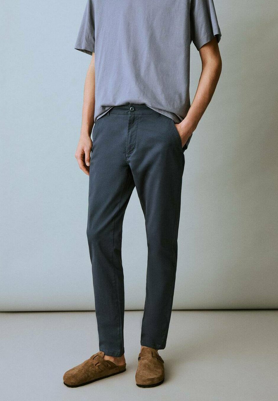 Mango Kids Chino's - koningsblauw