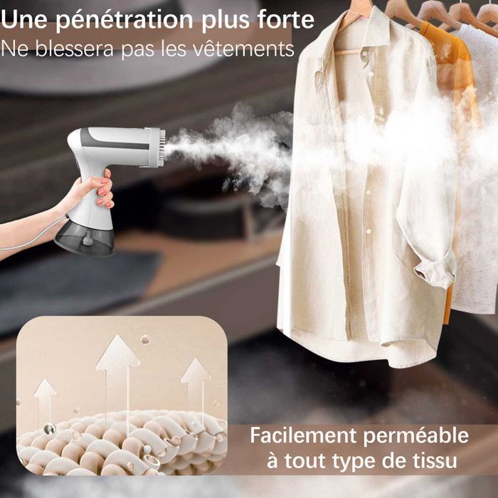 Vertical Garment Steamer, 1500W Garment Steamer with 350ml Water Tank, Garment Steamer for Garment Removal