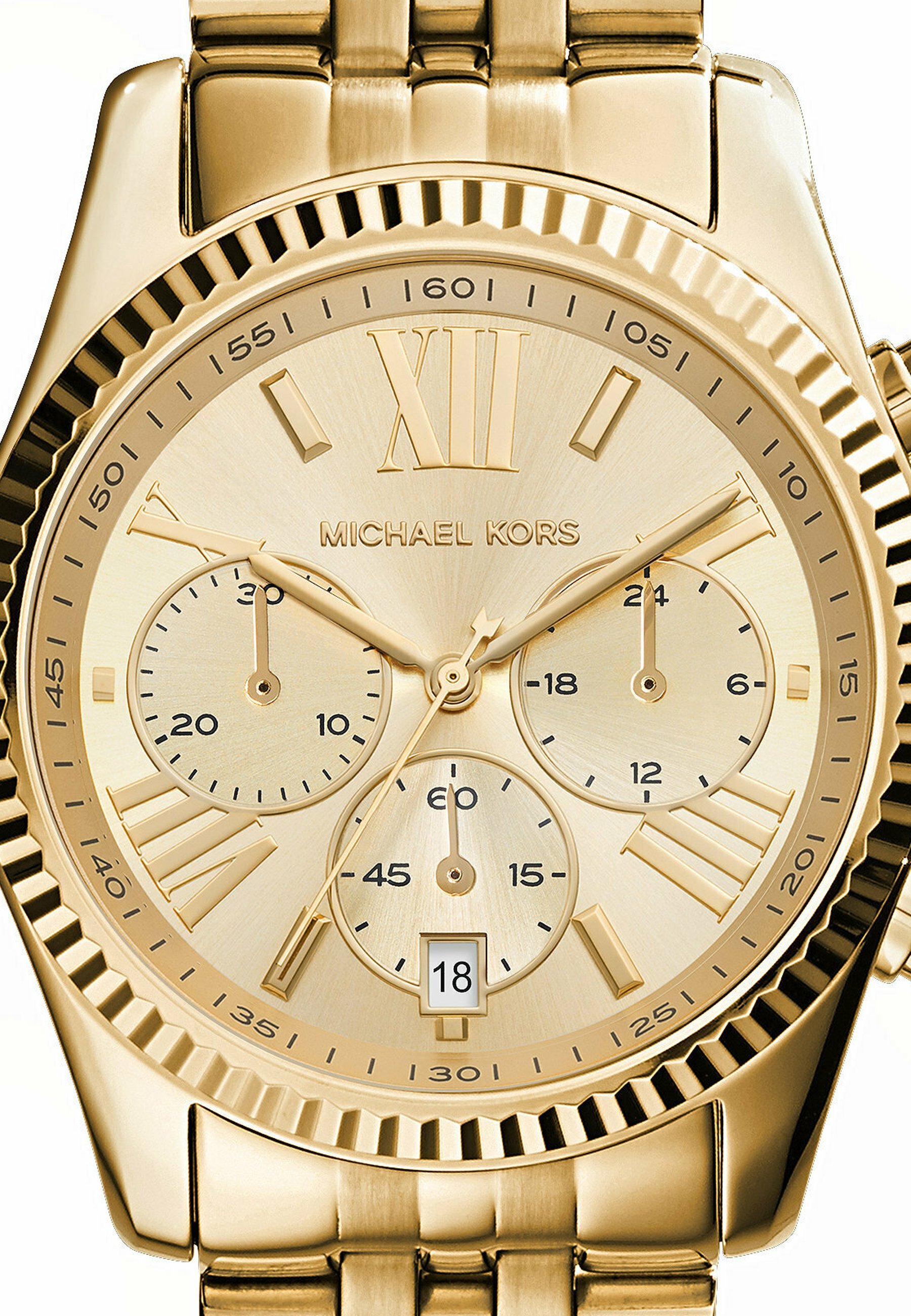 Michael Kors TRADITIONAL LEXINGTON - Chronograafhorloge - goudkleurig