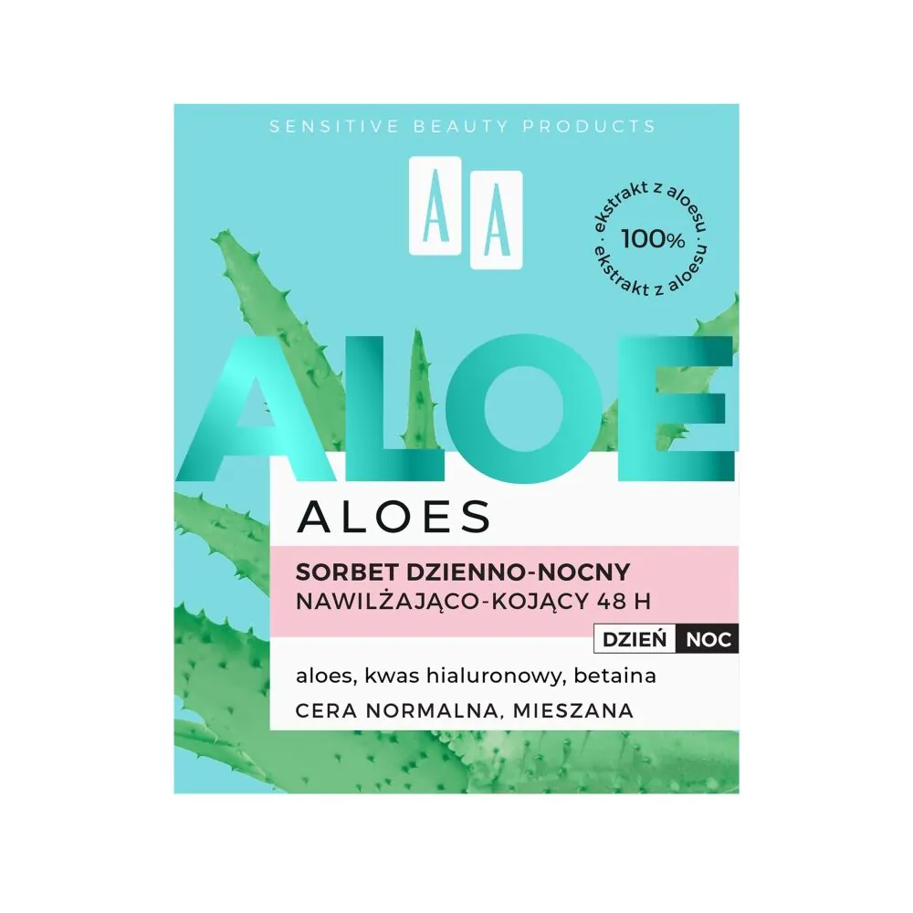 AA Aloes sorbet dzienno-nocny nawilżająco-kojący