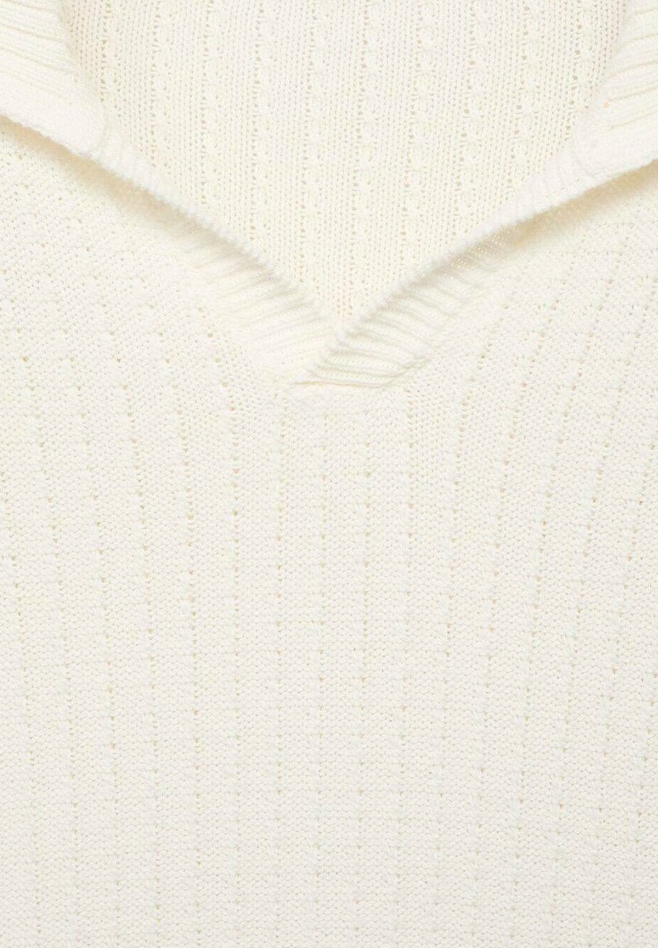 Mango poloshirt - gebroken wit