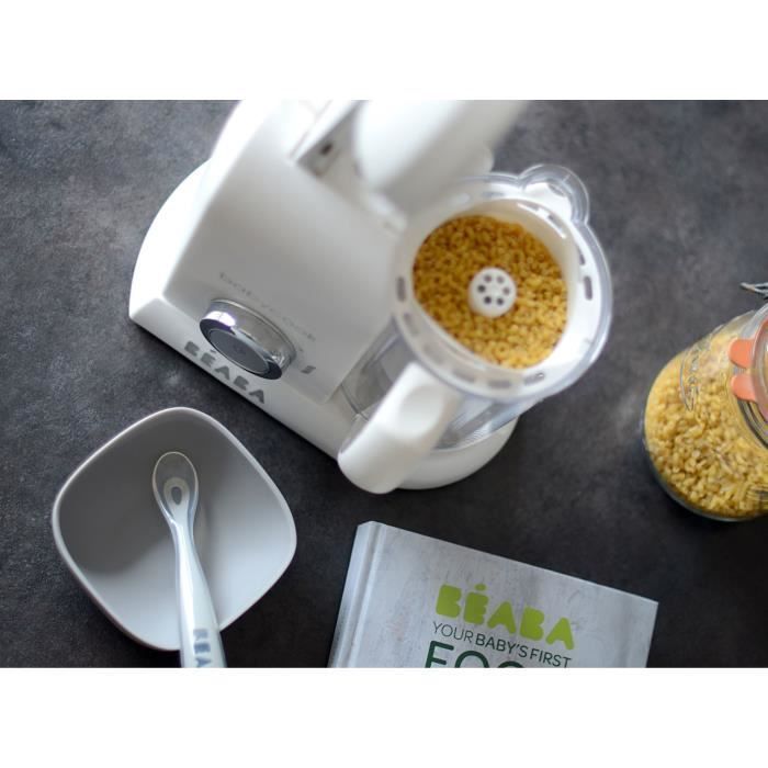 BÉABA - Babycook Solo - 4-in-1 Baby Food Maker, Blender, and Steamer - White