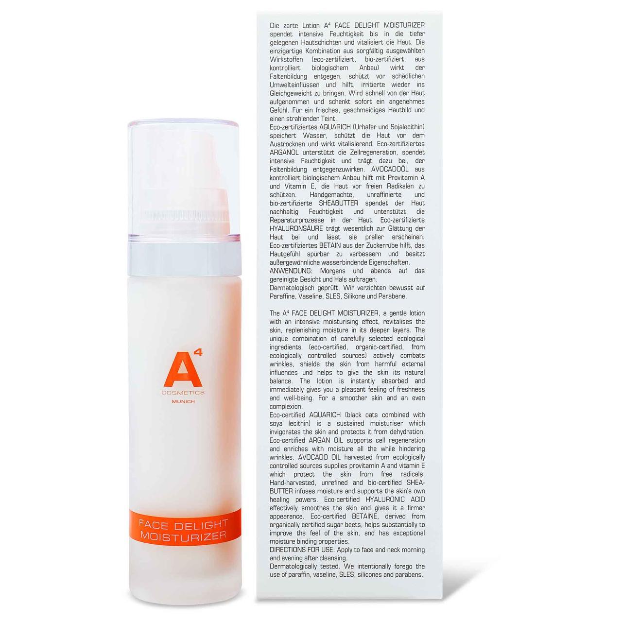 A4 Cosmetics veido drėkinamasis kremas „Delight“ – 50 ml