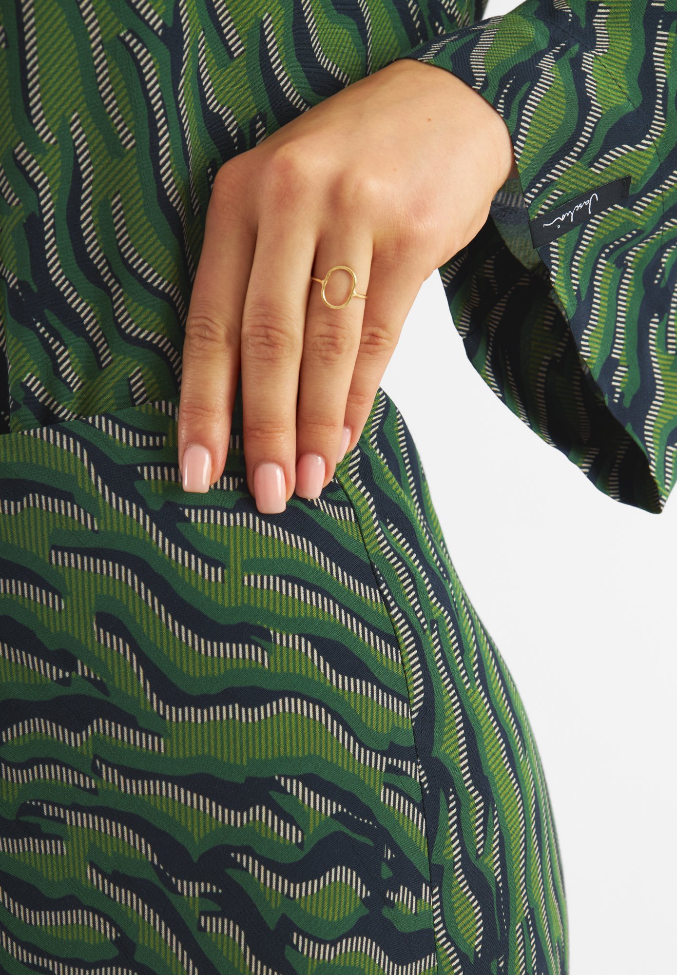 Jascha Stockholm PRINTED FANCY - A-lijn rok - groen