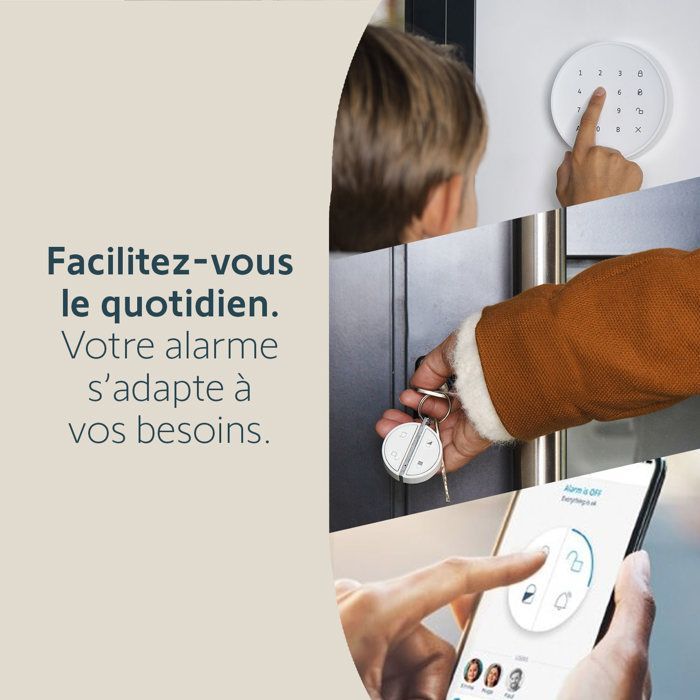 SOMFY 1875281 - Home Alarm Essential Plus - Alarme maison sans fil connectée - Somfy Protect - Compatible avec Alexa, l'Assistant