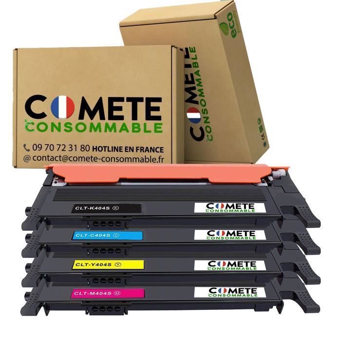 P404C - Confezione da 4 toner per Samsung CLT-P404C 404S - per Samsung C480W Xpress SL C483W C430W C480FW C48X C480