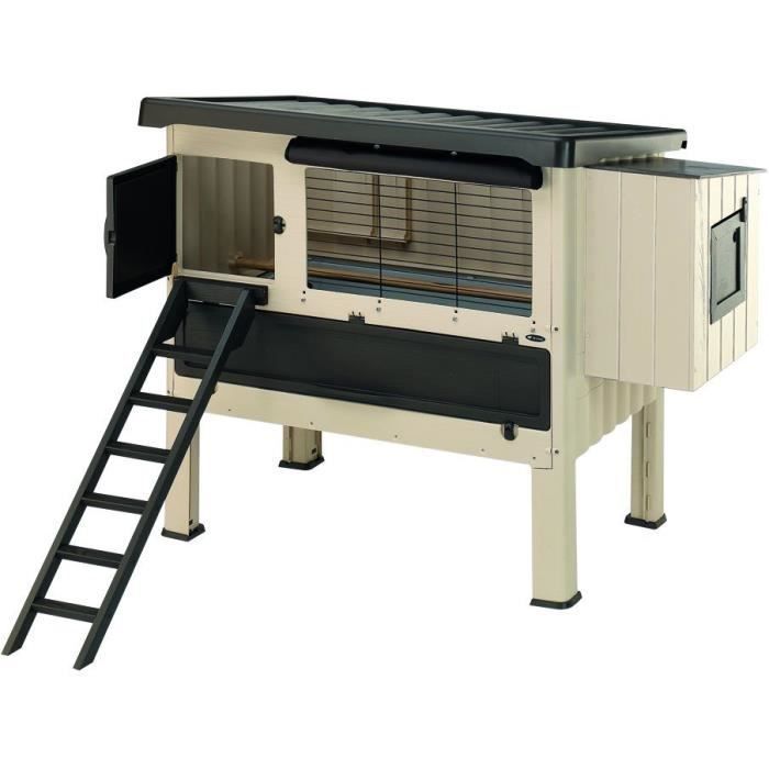 Gallinero de plástico FERPLAST para 6 gallinas - HAPPY FARM