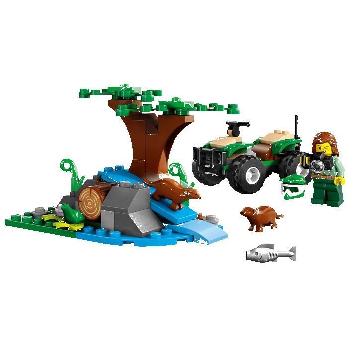LEGO City 60394 Maasturi ja Saukon Luola Lahjat Lelut Keräilyesineet 5+
