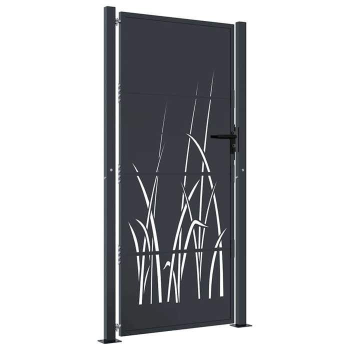 vidaXL Portail de Jardin, Barrière de Sécurité, Portillon avec Système Verrouillable, Porte de Terrasse Extérieur, 153170