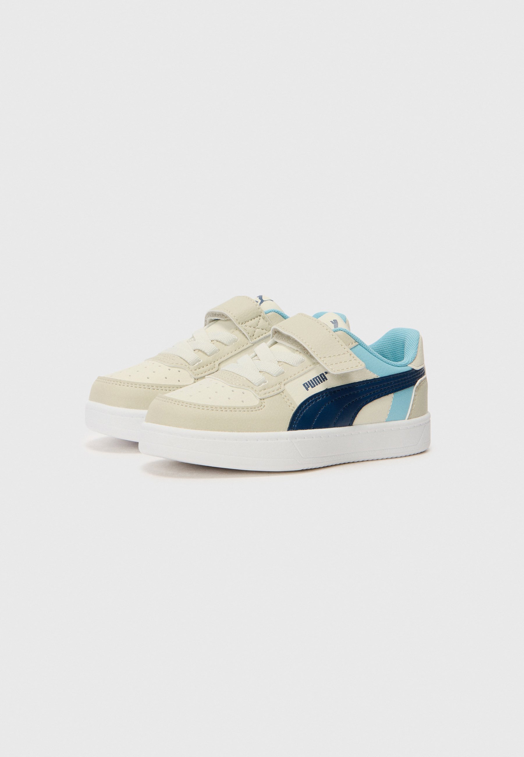 Puma CAVEN 2.0 BLOCK AC+ PS - Sneakers - woestijnstof/Perzisch blauw/aqua groen