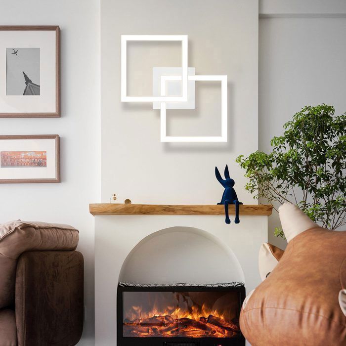 Plafonnier LED - NETTLIFE - 24W - Blanc chaud 3000K - LED intégrée - Métal