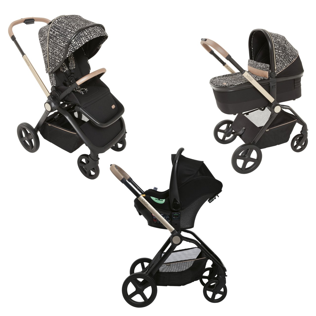 Mysa i-Size Glam Re Lux Eco+ 3 részes babakocsi