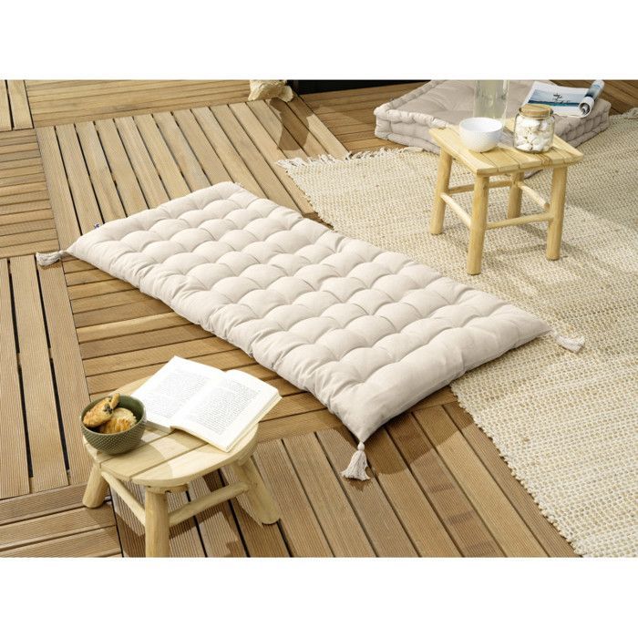 Tappeto idrorepellente con pon-pon - Cotone 