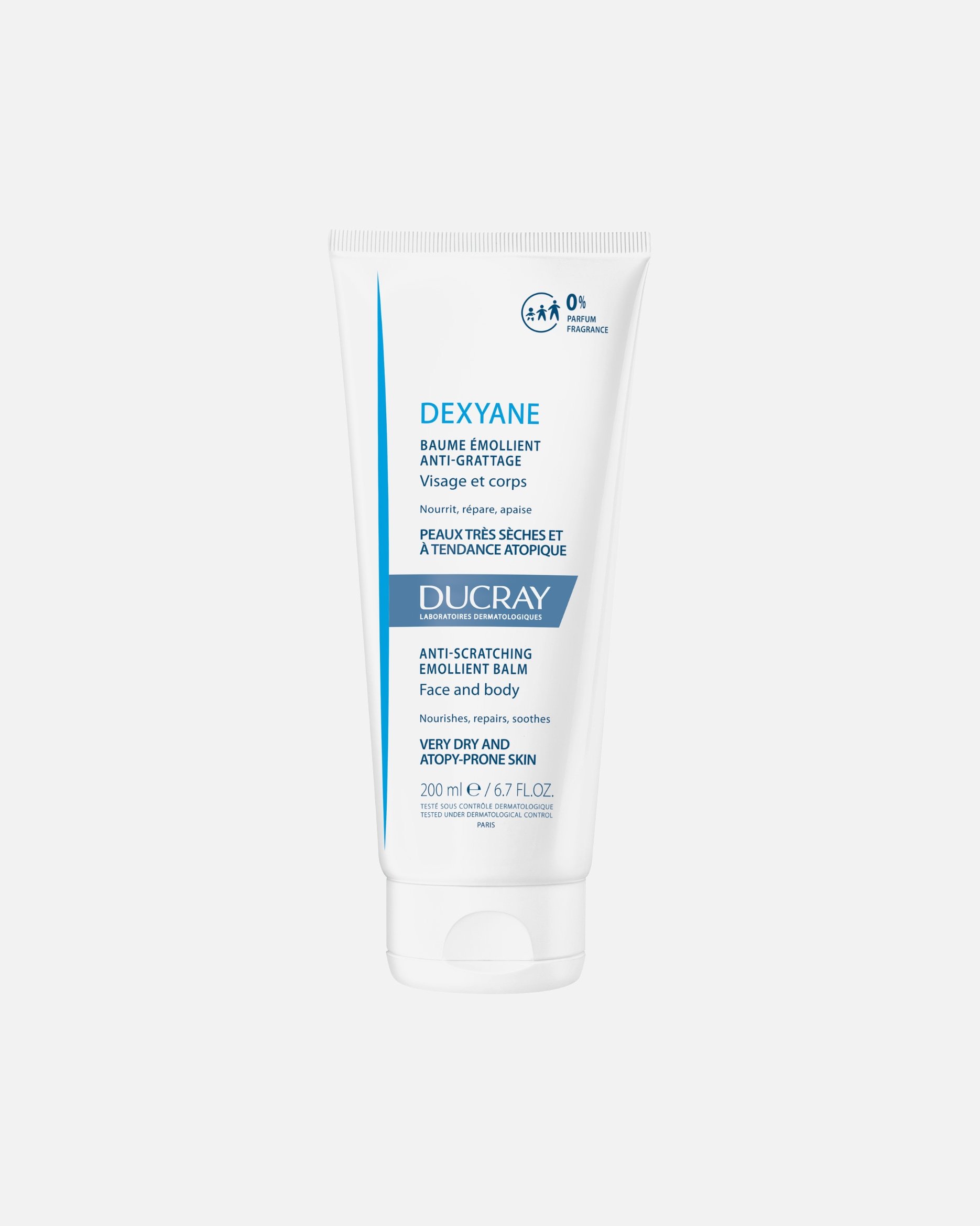 „Ducray Anti-Itch Care DEXYANE“ balzamas nuo įbrėžimų, 200 ml