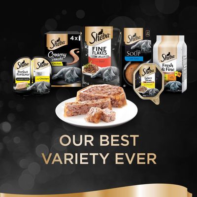 Sheba Fine Flakes Trays