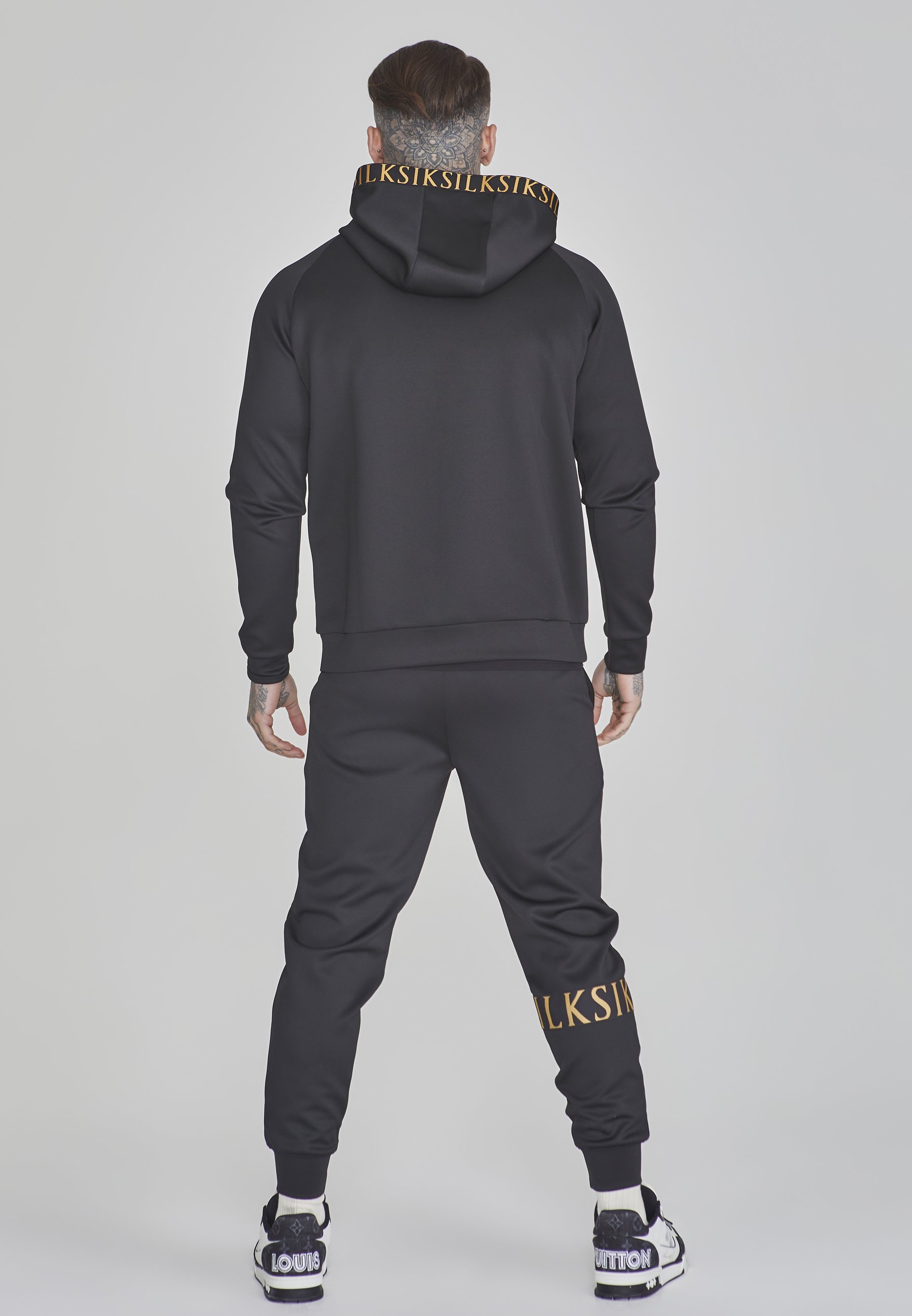 Pantaloni da jogging dinamici Siksilk - neri