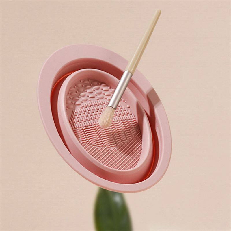 Alat za čišćenje kistova Technique Pro, sklopiva posuda za čišćenje kistova – Nude Rose