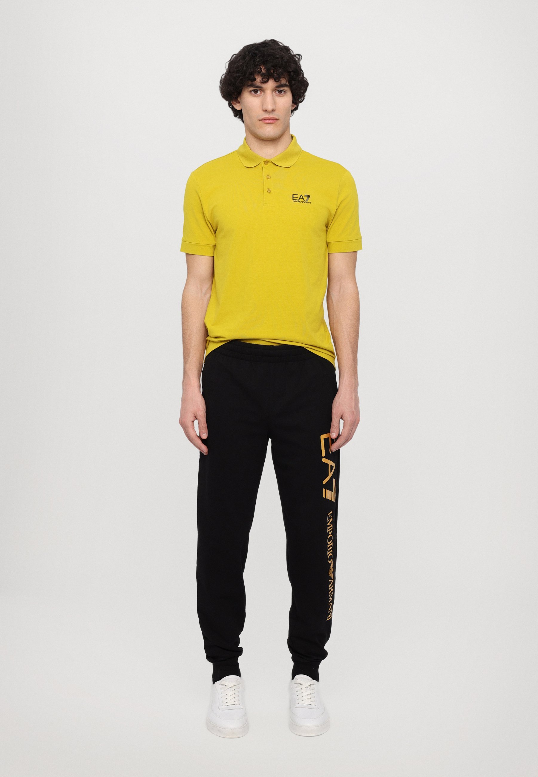 EA7 Emporio Armani BROEK - Trainingsbroek - zwart/goud