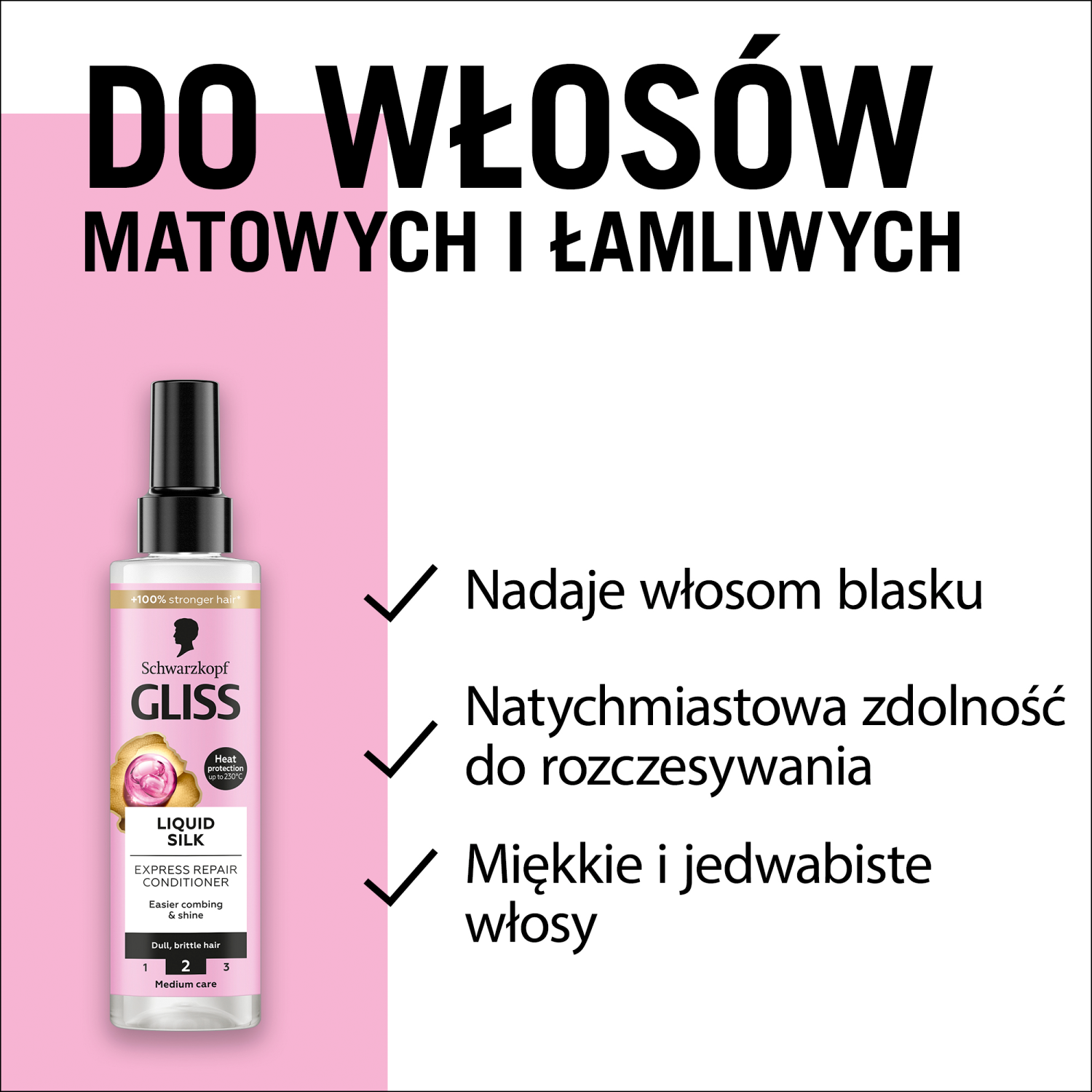 Gliss Kur Hiustenhoitoaine 200ml Nestemäinen Silkki