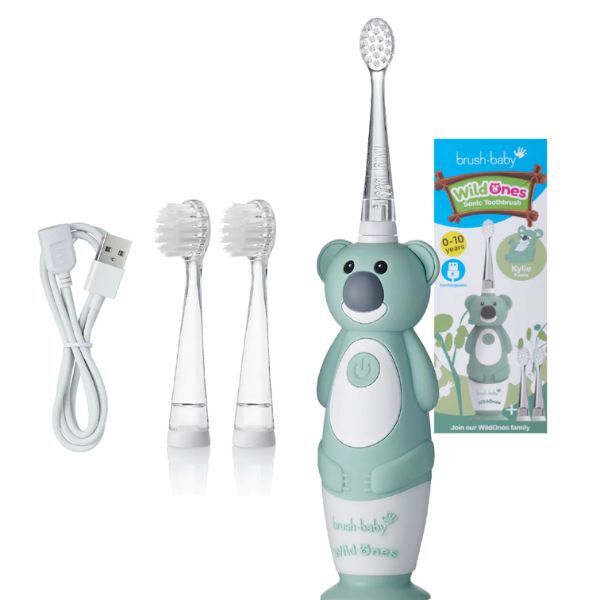Dětský dobíjecí zubní kartáček Brush Baby WildOnes™ Koala
