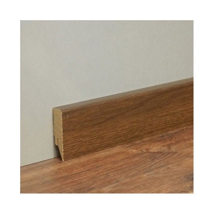 Kosche Plinthe Lecco-39 72930 16 x 58 x 2500 mm Plinthe Plinthe de sol Noyer We