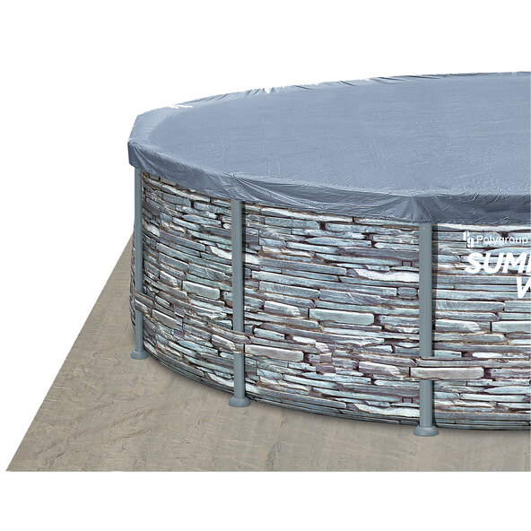 Piscina Elite Frame, cor Pedra, Ø 427 cm