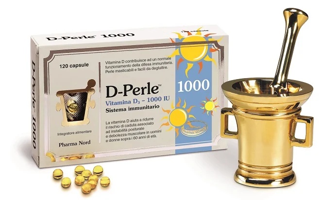 D-Perle 1000 voedingssupplement voor het immuunsysteem, 120 parels