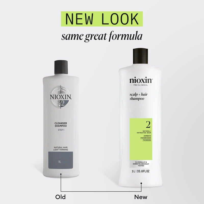 Nioxin System 2 Scalp + Hair Shampoo Šampón proti rednutiu vlasov