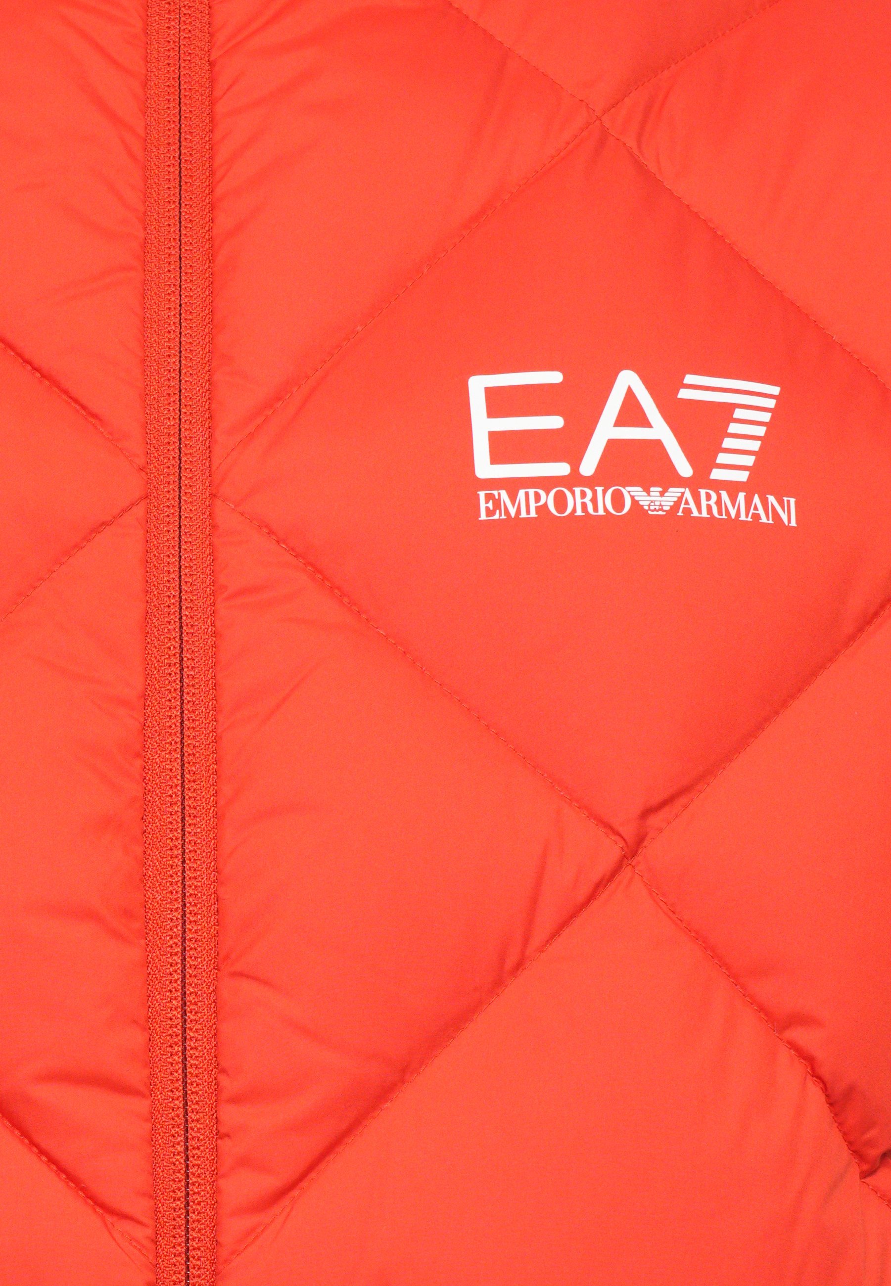 EA7 Emporio Armani MOUNTAIN QUILTED VEST - Gilet - gesmolten lava
