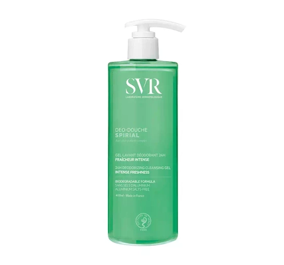 SVR Spirial dezodorujący żel do mycia ciała 400 ml