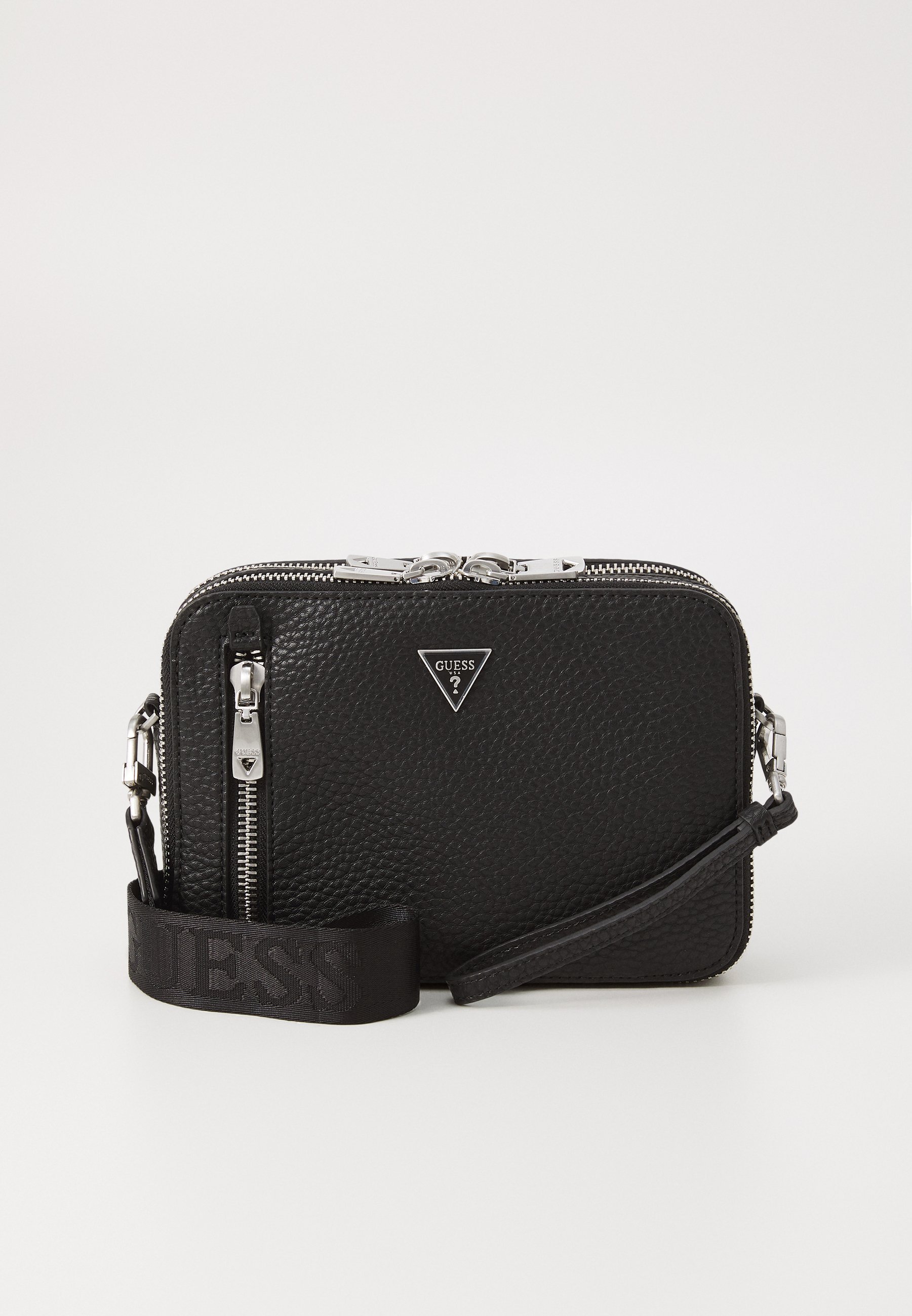 Guess TORINO ZIP - Crossbodytas - zwart