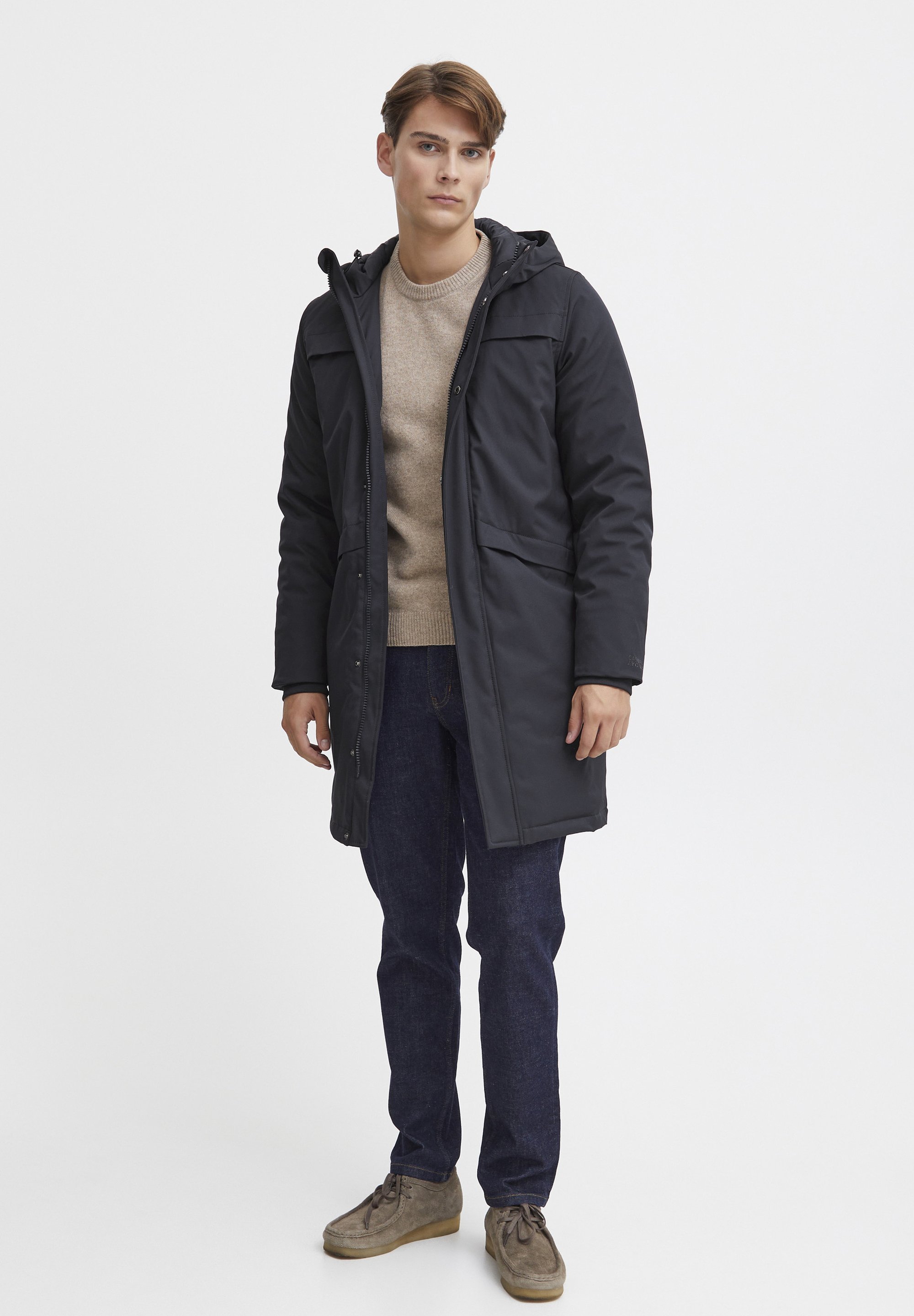 Casual Friday CFOlik - Cappotto invernale - blu scuro
