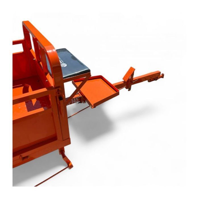 Remolque con freno de 450 kg para todas las marcas de motocultores con laterales plegables, DAEWOO DATR145