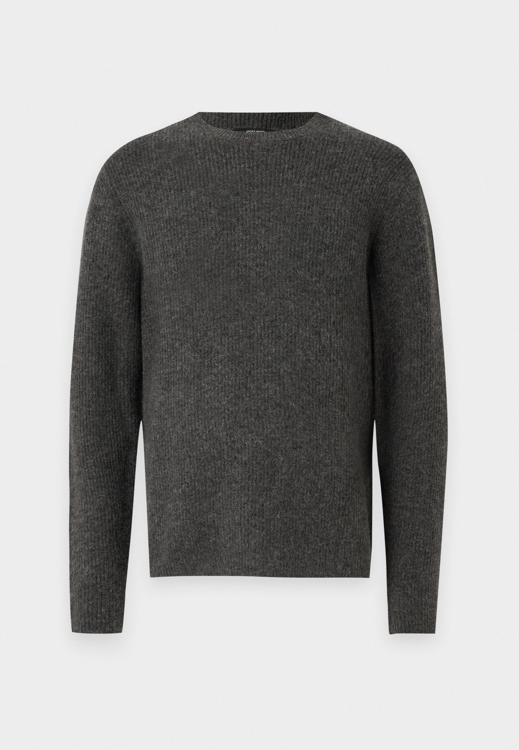 Jack & Jones PREMIUM JPRBLAELIAS CREW NECK - Pulover - temno siv