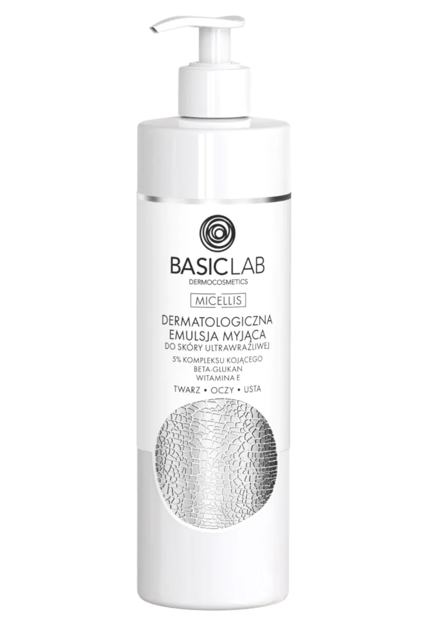 BasicLab Dermatologiczna emulsja myjąca do skóry ultrawrażliwej