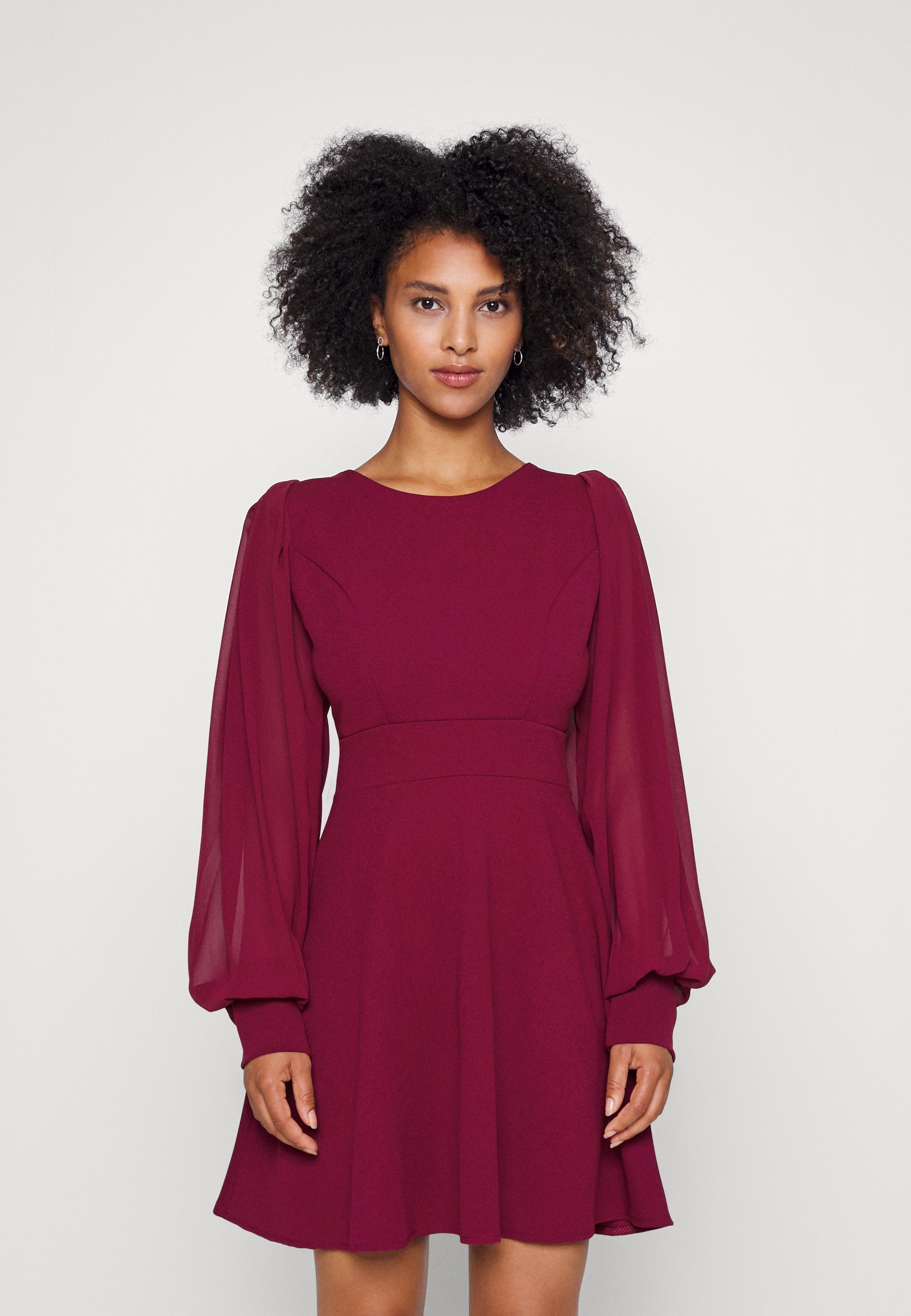 Robe à manches courtes WAL G PETITE KAT - Robe en jersey - couleur vin de baies
